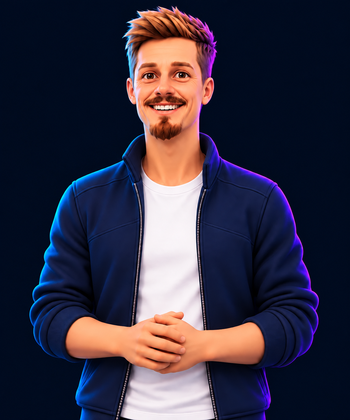 Avatar de Alexandre Greluk Szykman, baseado na referência real fornecida.